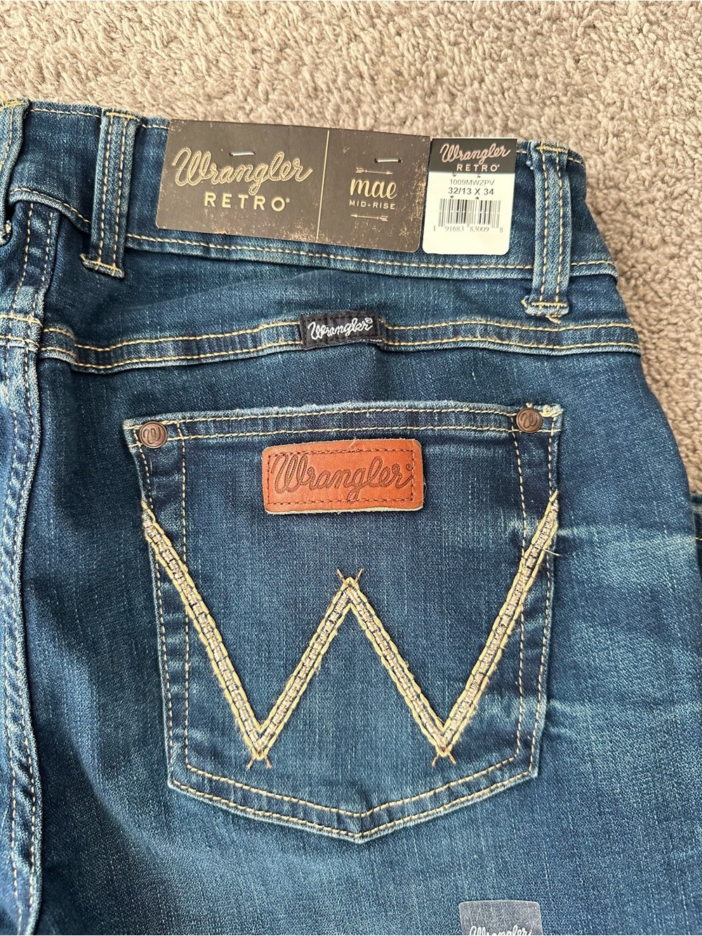 Women’s Wrangler Retro Mar Mid Rise Bootcut Jean - size 32 / 13 - NWT - Picture 2 of 8